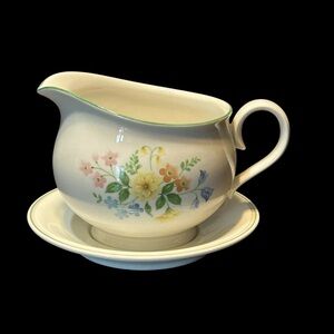 Vintage Noritake Matchmaker Versatone Creamer Cup Floral Pattern B304W11 Japan